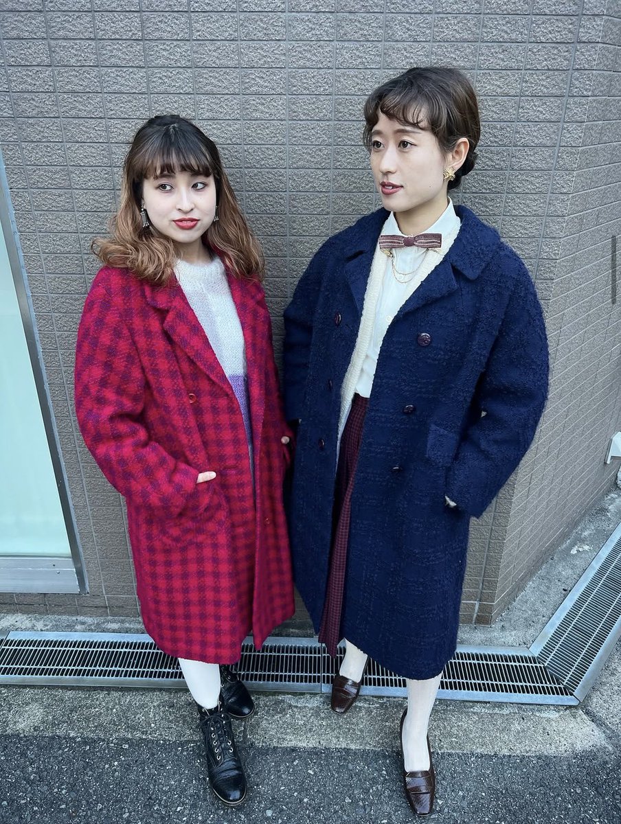NUTTY_VINTAGE's tweet photo. 🧵vintage tweed coat 🧵
【Nov. 20th 2025 new arrival 】
60's fuchsia pink tweed coat :NEW!
60's navy tweed coat :NEW! https://t.co/6vHTAnm0YY