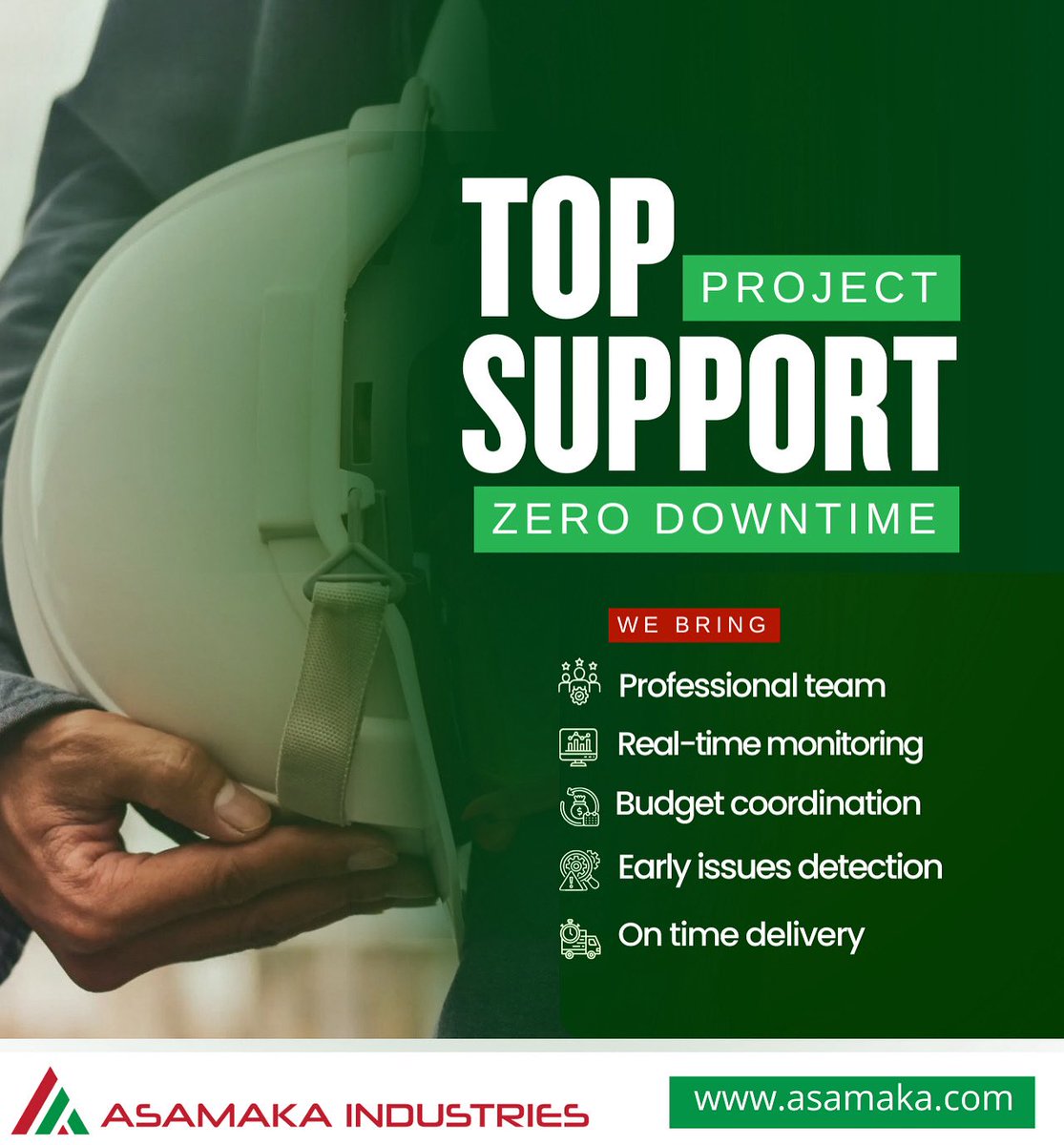 asamaka_nigeria's tweet image. We keep your operations running smoothly with proactive planning, real-time monitoring, and fast response, so you stay productive and worry-free. ⚙️

Get in touch today!
asamaka.com/nigeria

#Project2025 #EngineeringProject #Lagos #support #Engineer