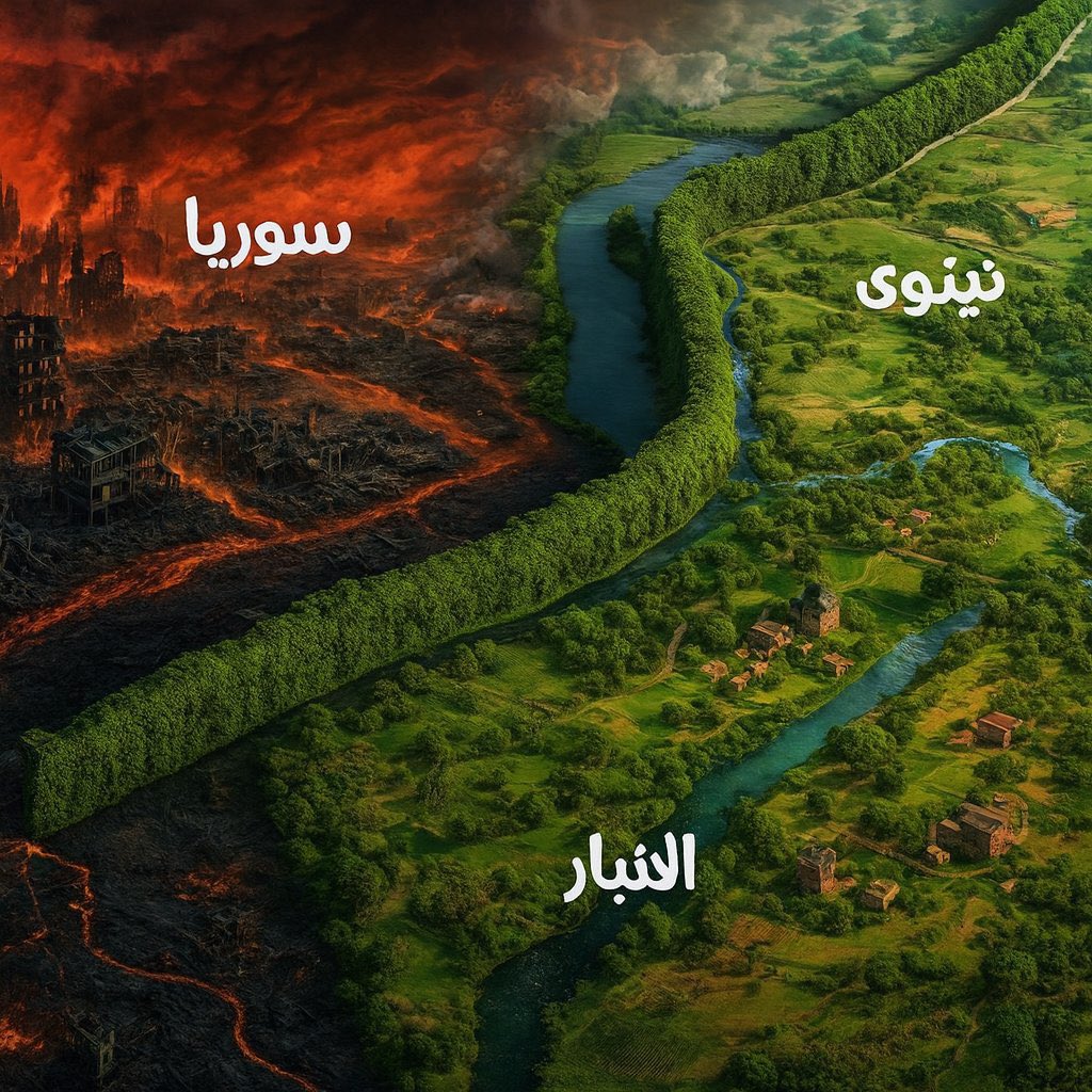 بناء جدار لا يعني الخوف منكم ايها الجبناء 
عندما بنت أمريكا جدارا على حدودها مع المكسيك هل هذا يعني امريكا خائفة؟
 يا اولاد آكلة الاكباد 
لكن انتم جيران سوء وارهاب لا نريد قربكم

#الحدود_العراقية_السورية