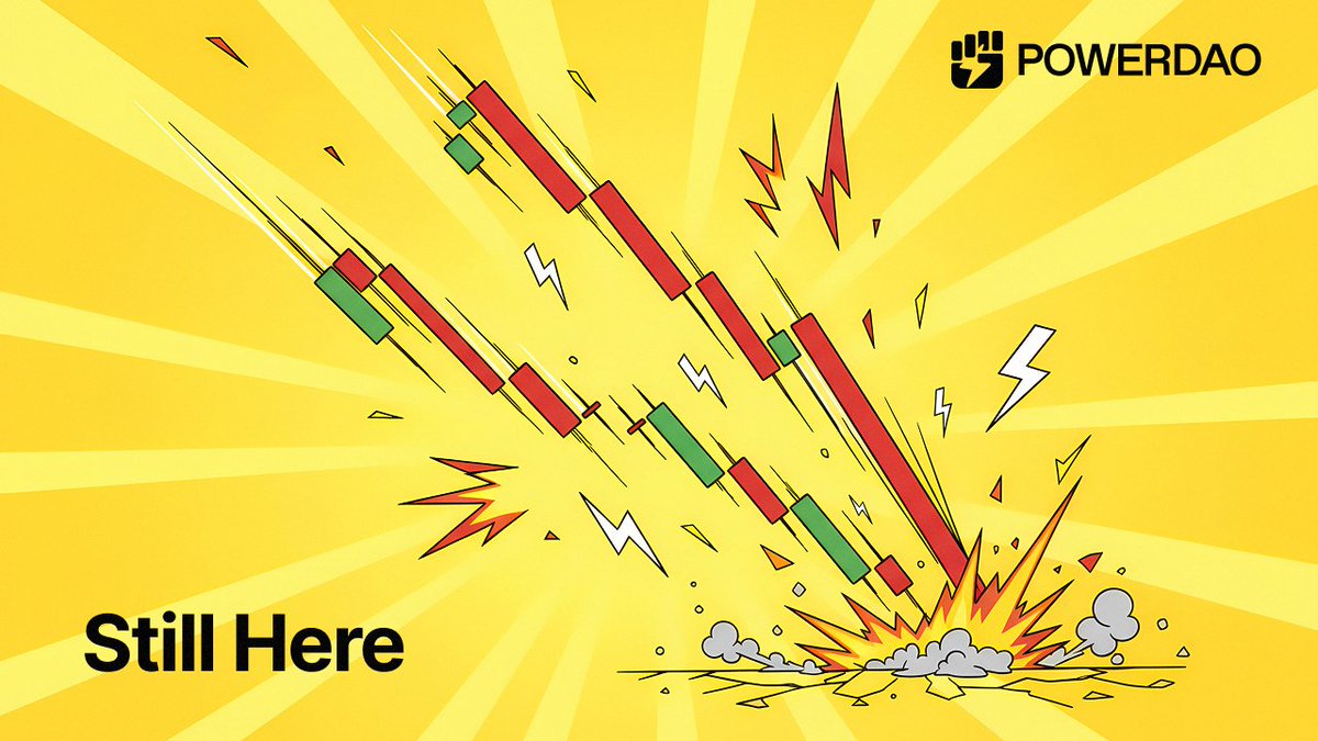 PWRDAO's tweet image. Market is low.
Energy is low.
But community? Still here. ⚡