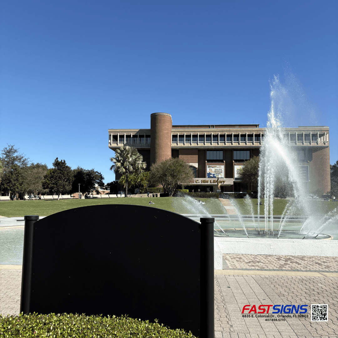 FastsignsOrland's tweet image. 3 of 66 of our beautiful monument signs placed throughout the University of Central Florida main campus. ⚔️✨

#FASTSIGNSOrlandoCentral #UCF #gkco #makeyourstatement
