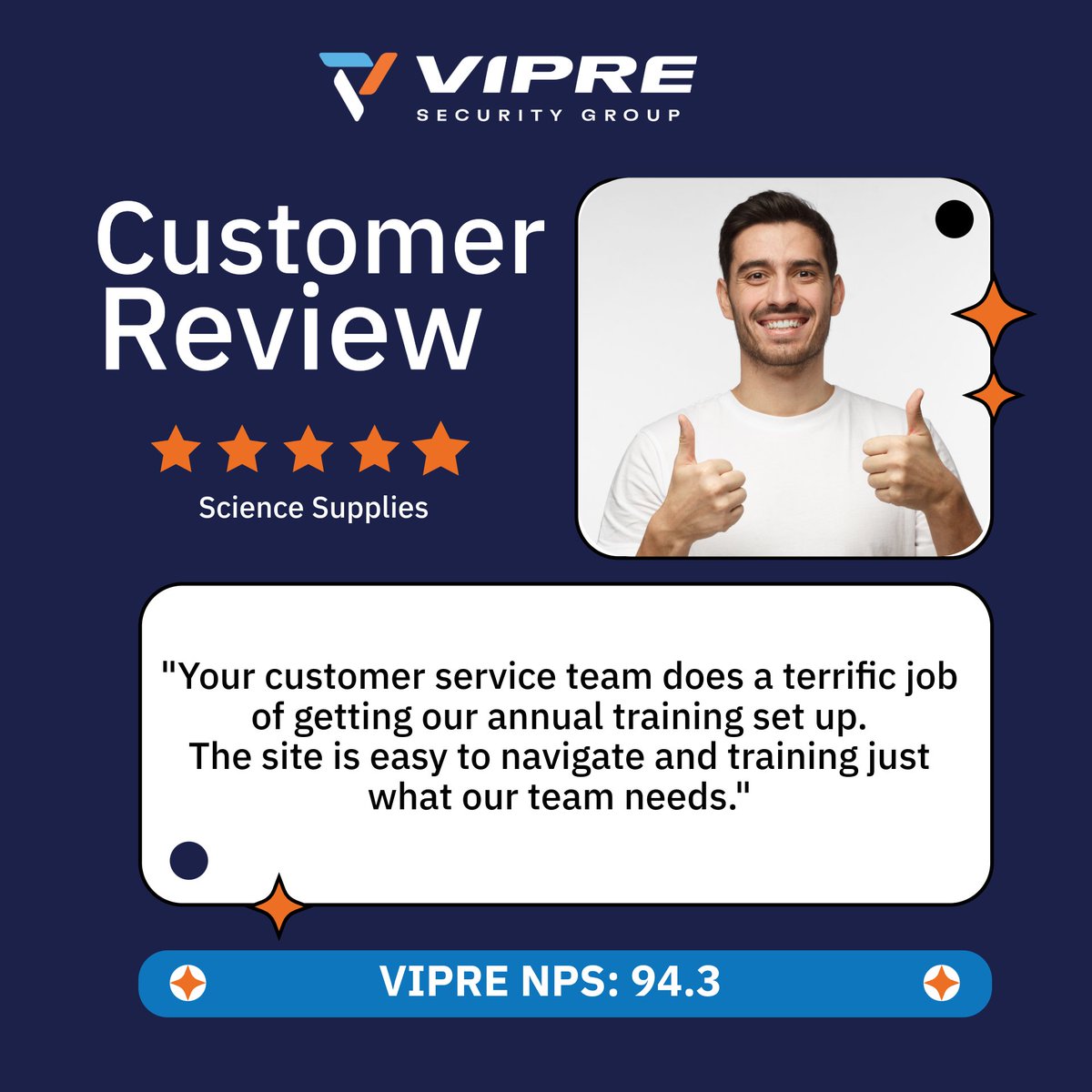 VIPRESecurity's tweet image. 🎓 &quot;Terrific job getting our annual training set up. Easy-to-navigate site and training that fits our team’s needs perfectly.&quot;

Smooth setup + user-friendly training = success! 🙌

#CustomerFeedback #TrainingSupport #UserFriendly