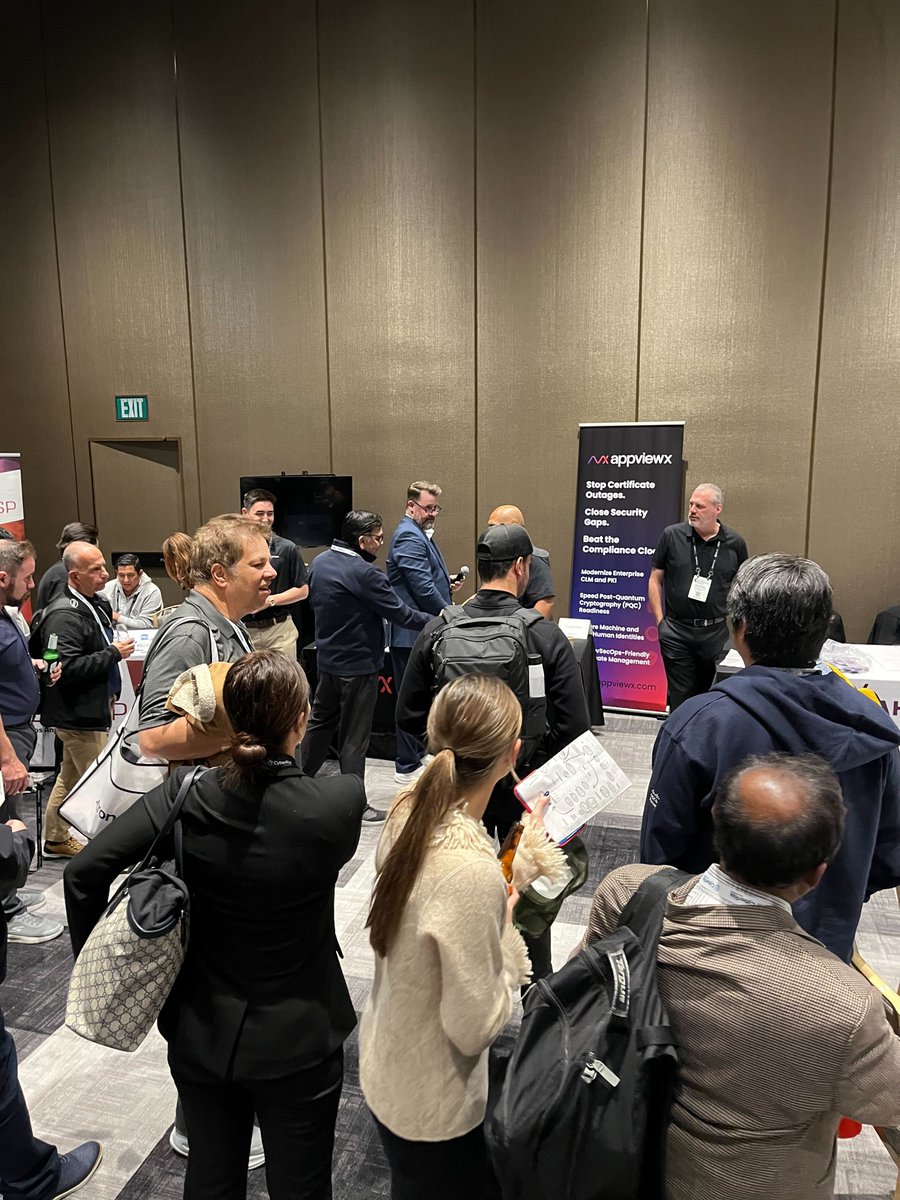AppViewX's tweet image. A fantastic day at the Official Cybersecurity Summit in LA! ✨

We had great conversations with cybersecurity leaders from the region about Post-Quantum Cryptography, 47-Day TLS, and building resilient machine identity programs. 🔐