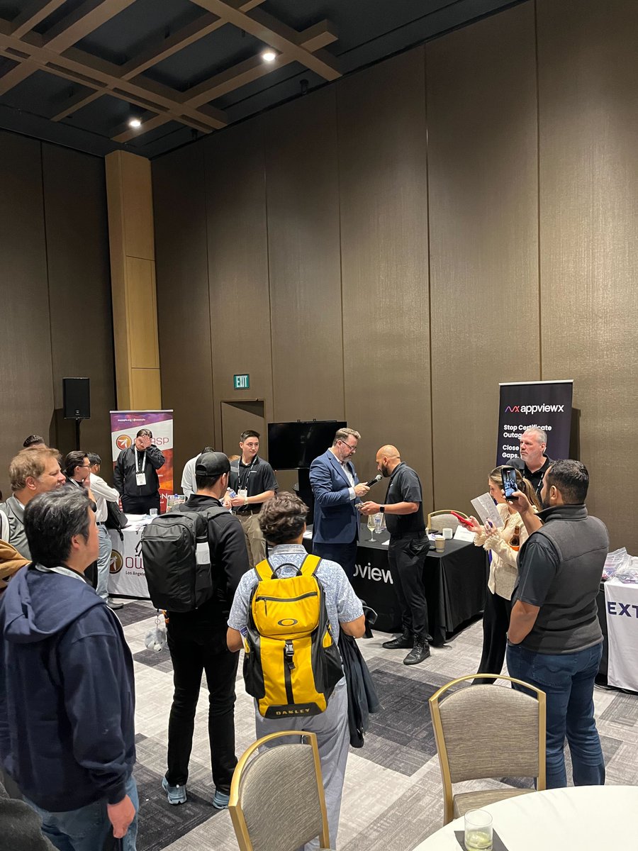 AppViewX's tweet image. A fantastic day at the Official Cybersecurity Summit in LA! ✨

We had great conversations with cybersecurity leaders from the region about Post-Quantum Cryptography, 47-Day TLS, and building resilient machine identity programs. 🔐