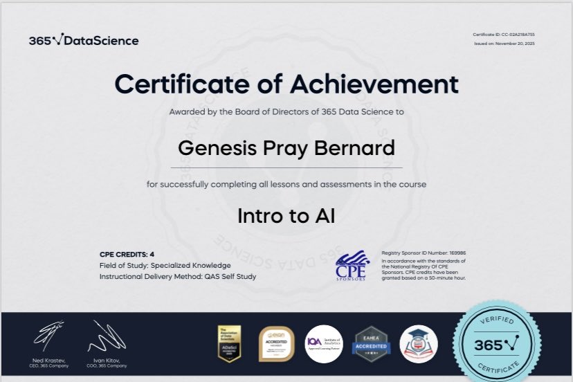 Genesis_Pray's tweet photo. Had every valid reason to stay in bed and not complete this course. But I did beat the status quo.

I’m impressed by my ability to set a target for myself and achieve it with no excuse.

🧵 https://t.co/QQxTKuAF1a