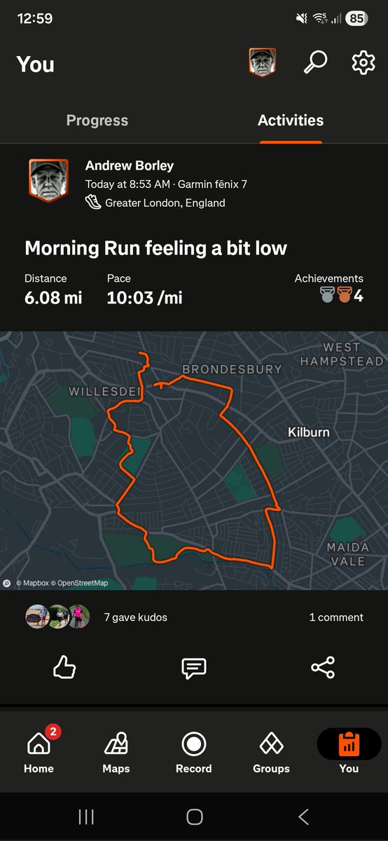 aborley40's tweet photo. Morning Run https://t.co/1JCjPluEMM