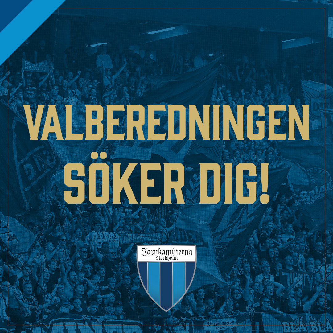 Järnkaminerna är år efter år en av Sveriges största supporterföreningar, men vi är inget utan det arbete som läggs ner som funktionärer och i styrelsen.

Arbetet med att förbättra JK pågår ständigt, tveka inte att höra av dig om du vill engagera dig

valberedning@jarnkaminerna.se