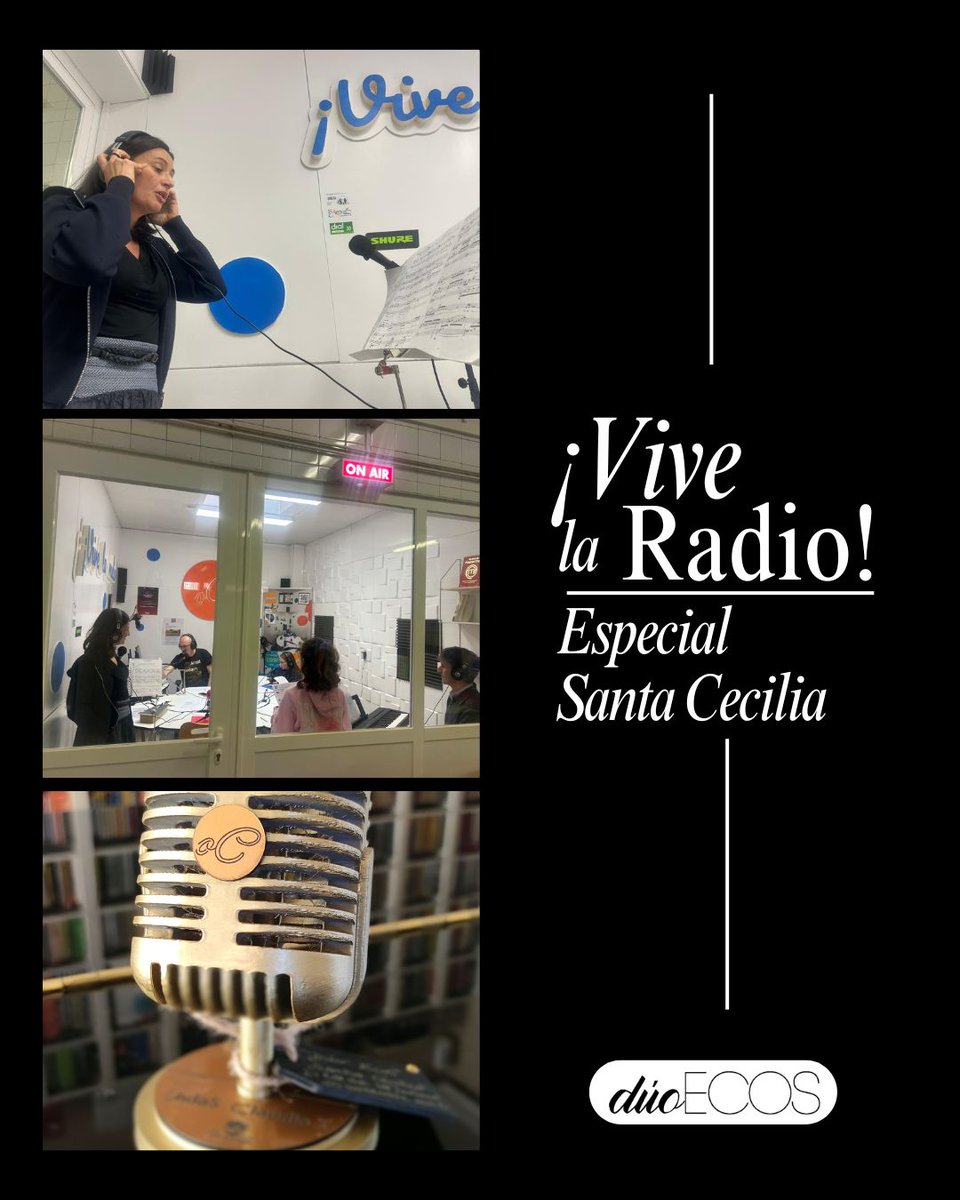 Ayer participamos haciendo música en directo en el programa Ondas Claudio  que dedicó su programa a Santa Cecilia, ¡nos dieron su micro de oro!

Un placer colaborar con tan hermosa propuesta educativa.

#culturaleon, #musicaeapañola