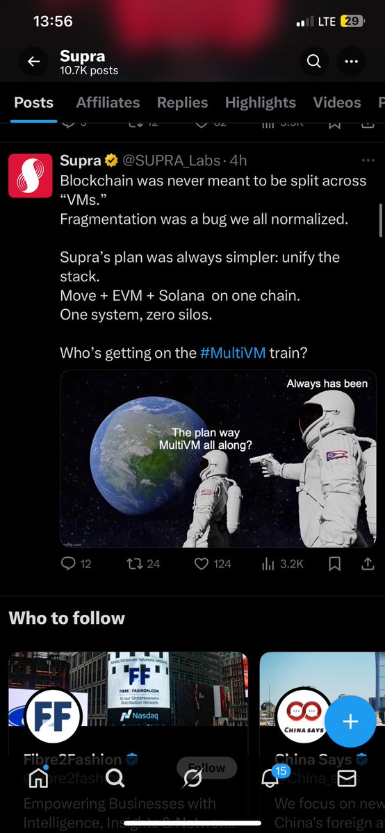 PboiW12890's tweet image. Blockchain was never meant to be split across
&quot;VMs.&quot;
Fragmentation was a bug we all normalized.
Supra&apos;s plan was always simpler: unify the stack.
Move + EVM + Solana on one chain.
One system, zero silos.
Who&apos;s getting on the #MultiVM train?