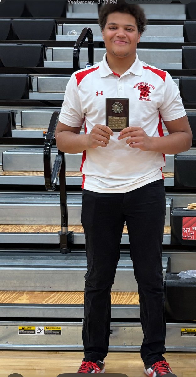 1st team all district, 1st team all OCC. Awesome football season London.