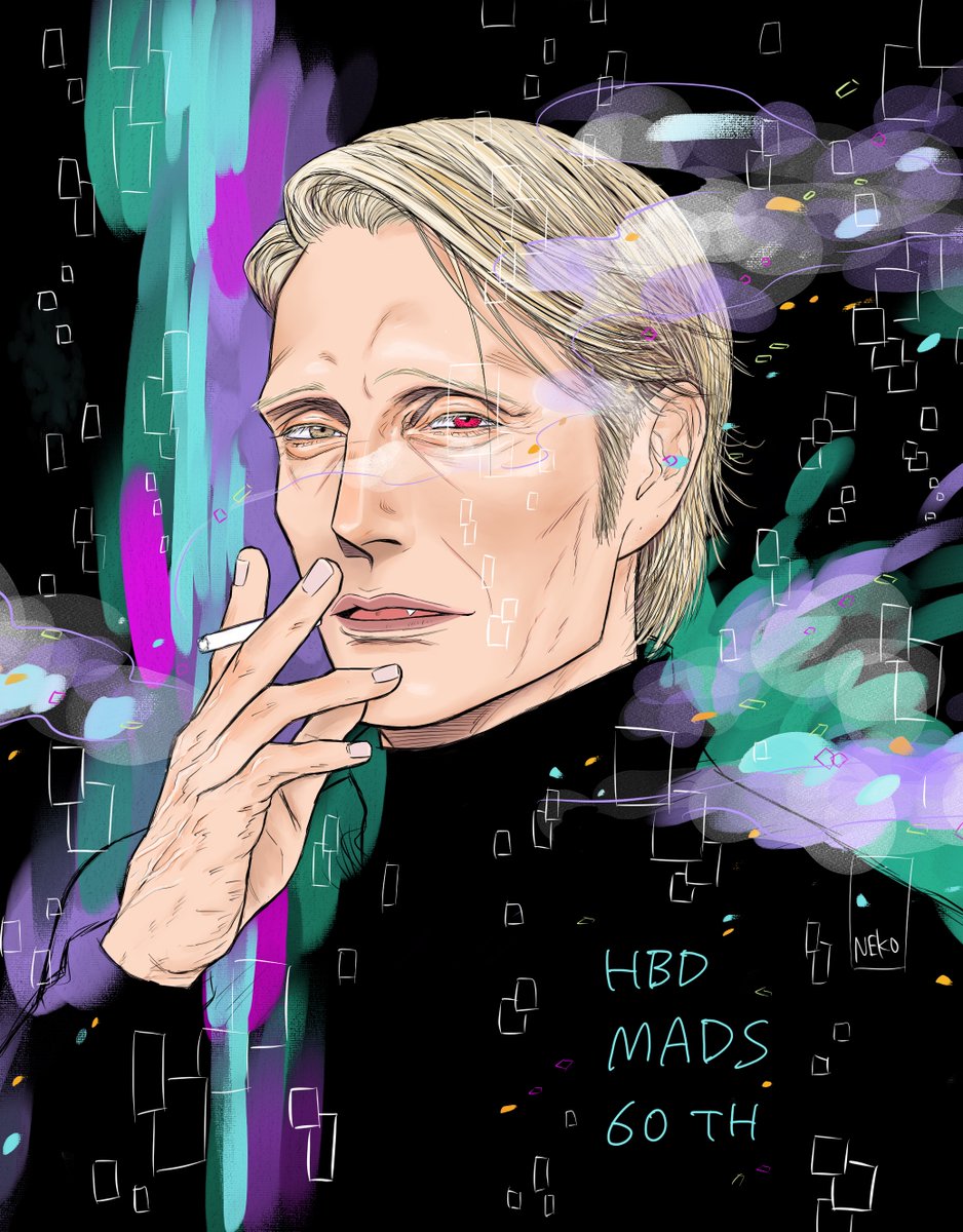 お誕生日おめでとうございます🎉🎂🎁🎈🍾🥂🍻🥳🎊
 #HappyBirthdayMadsMikkelsen