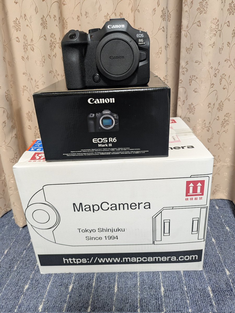 SSS_moon's tweet image. 届きましたよ♪
ばーじょんあっぷだ！！

#マップカメラ
#EOSR6Mark3