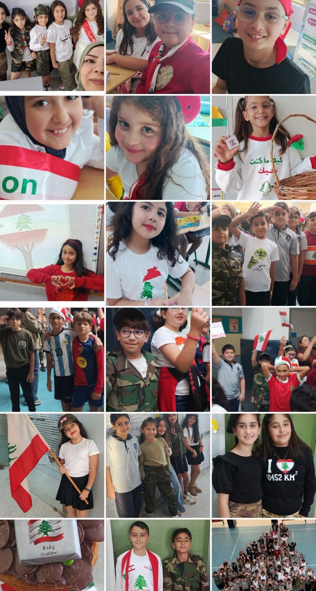 مهما كانت الظروف  الّتي نمرّ بها ، يبقى الاحتفال بالاستقلال رمزاً لإيماننا بوطننا.
فدعونا نزرع في قلوب متعلمينا أنّ حب الوطن لاينطفئ.                                                         
<a href="/Hhhsinfo/">Houssam Hariri HS</a> <a href="/lamaarabi1/">lama arabi</a> <a href="/sashgh/">Sasha Ghosn</a> <a href="/TawilNoor/">Noor Taweel</a>