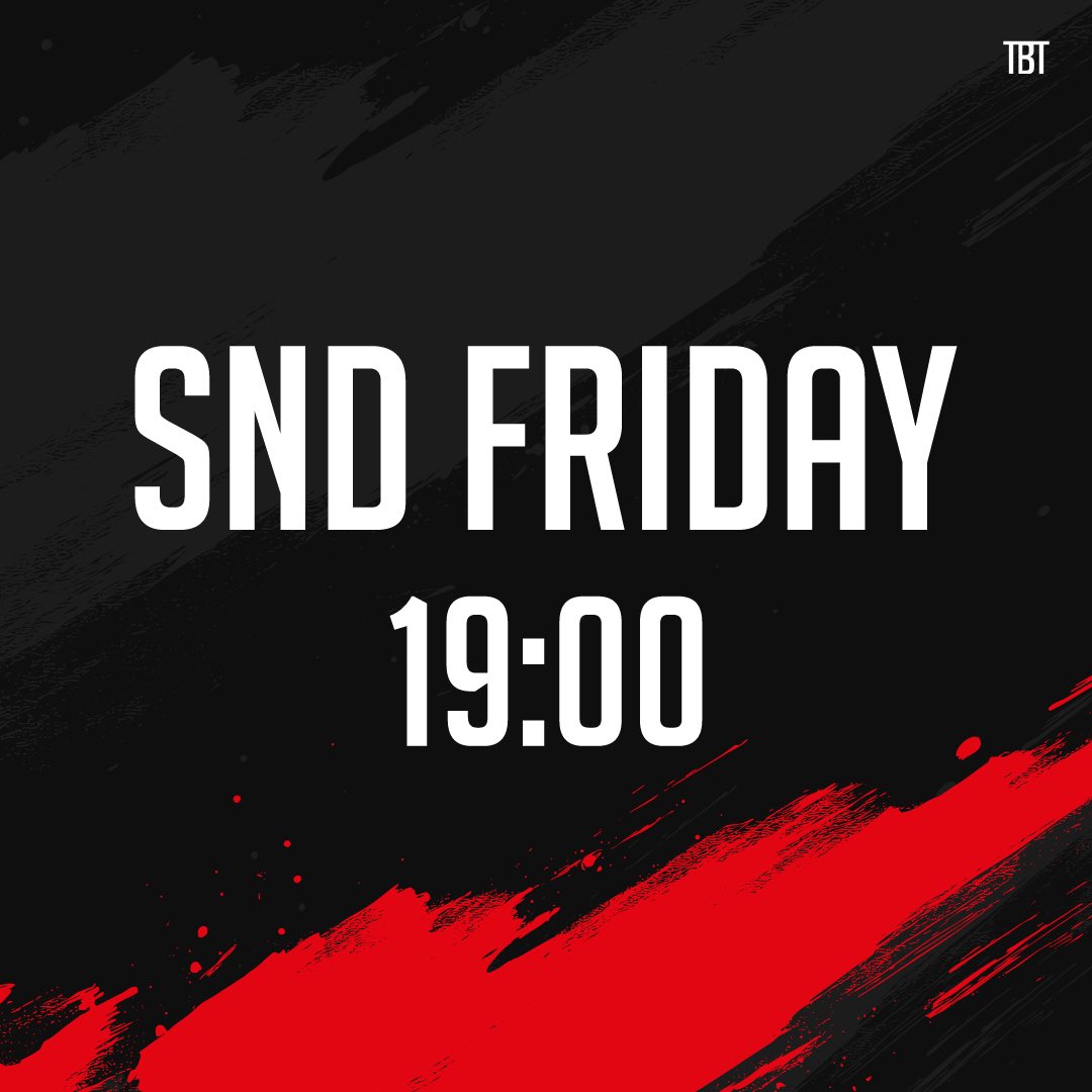 TeamSyntaxOffi's tweet image. SND friday makes it’s return!

Tonight at 7pm UK you can join vcs and play SND with our community!

Feel free to invite anyone you’d like to play with and get some lobby’s going!