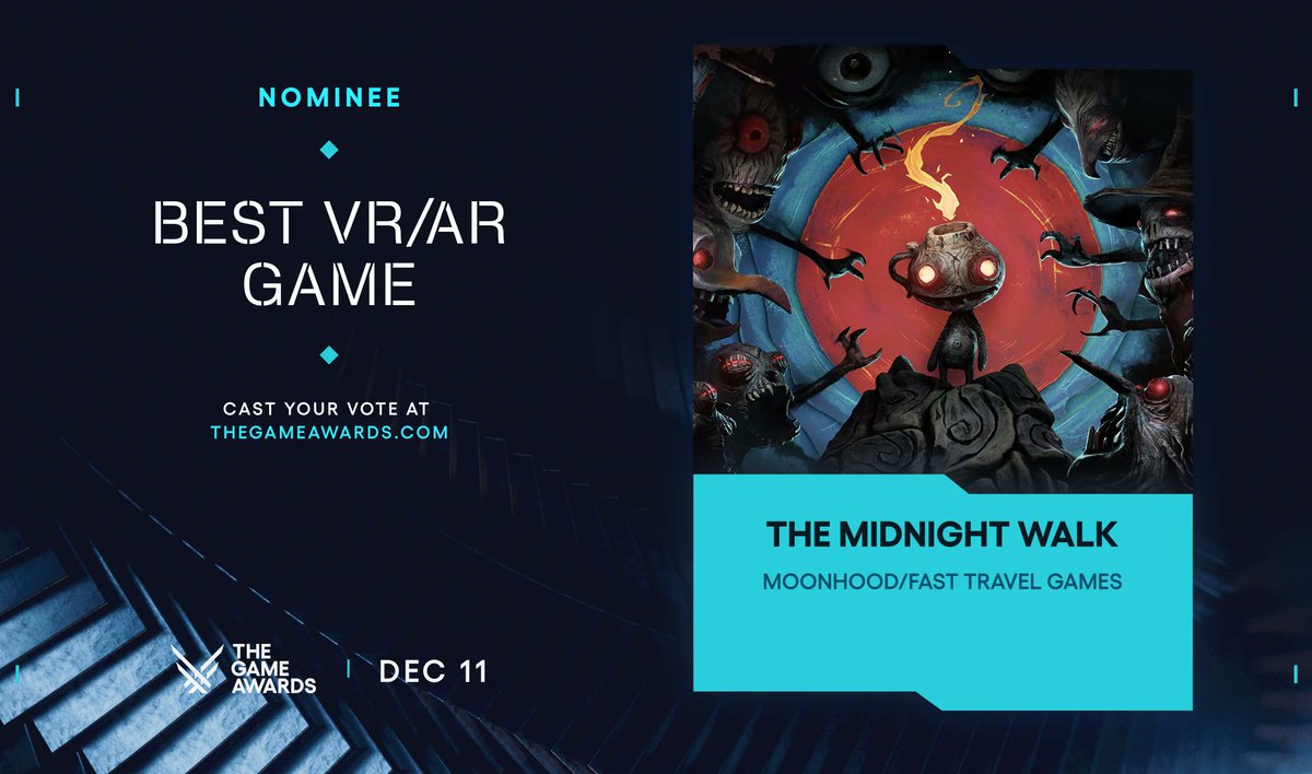 My vote for Best VR/AR Game

#TheMidnightWalk #thegameawards