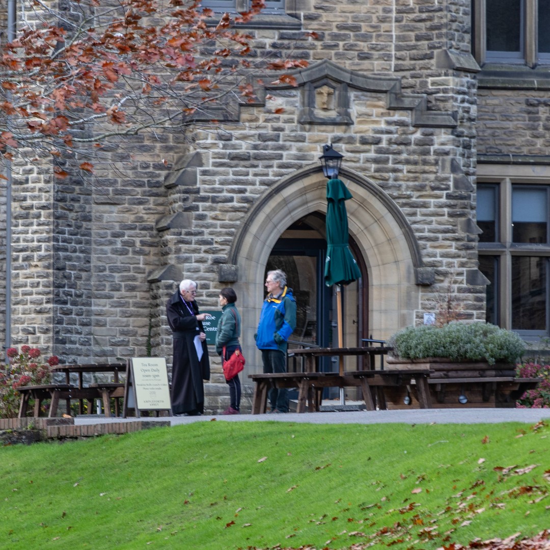 A warm welcome awaits at our Visitor Centre. 

You will always find a monk or lay volunteer on hand to greet you and answer your questions about Ampleforth Abbey.