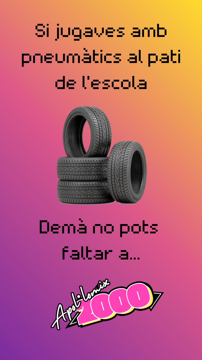 💫 Ens veiem demà a l'Apol·lo MIX 😏

🎟️ Entrades a entradium.com/ca/events/apol…