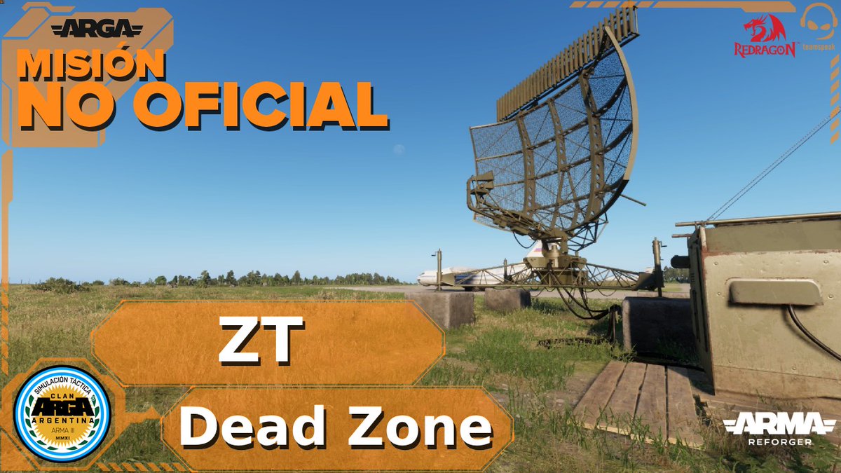 ¡Alerta de mision ! 🚨 Vuelve el MilSim inmersivo. en #ArmaReforger en la mision ZT-DeadZone
Hoy Viernes a las 22:30 de 🇦🇷 
EN VIVO YouTube: youtube.com/@clan_arga    
twitch.tv/clan_arga

Patrocinado por <a href="/teamspeak/">TeamSpeak</a> y <a href="/RedragonAR/">Redragon Argentina</a>
<a href="/ArmaPlatform/">Arma Platform</a>
#MilSim #SimulacionMilitar