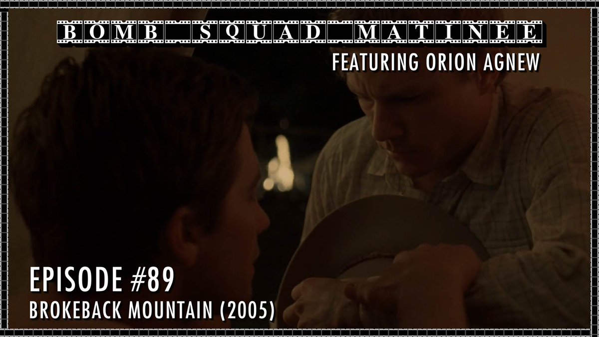 WATCH NOW!: youtu.be/ShMprri_u7I
Audio version: linktr.ee/bombsquadprodu…

On the 89th episode of Bomb Squad Matinee, Sydney, Tanner, Austin, Cody, and special guest Orion discuss the 2005 gay western Brokeback Mountain.