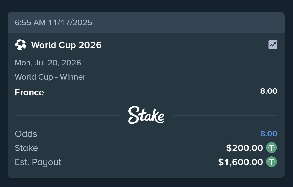 TNLdotcom's tweet photo. 🇫🇷 This will be the best World Cup ever and France will come out on top. https://t.co/hNb9i51Q8L