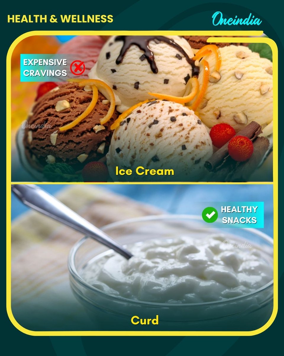 Oneindia's tweet image. Small swaps, big benefits — the choice is yours. Which one are you picking today?

#SmallStepsBigChanges #HealthyHabits #BetterEveryday #OI