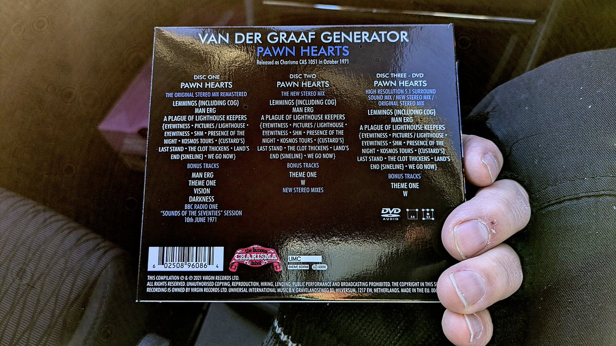 clothesfreeuk's tweet image. To warm up this crispy cold sunny morning Drivetime,Pawn Hearts in its entirety (the Stephen Taylor new remix) wonderful 😊 🎶❤️
#crispycold #sunnymorning #DriveTimeVibes #PawnHearts #VanDerGraafGenerator #StephenTaylornewstereoremix