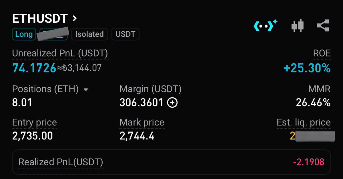 deepwebkripto's tweet image. 10.000₺ - 1.000.000₺ Challenge!

PART 1

Küçük yatırımcılar için 10 bin Lirayı 1 Milyon TL yapmaya çalışalım. İlk işlemimiz 30-50x arası  %1 stoplu (2.700$) #ETH LONG!

10.000₺
20.000₺
40.000₺
80.000₺
160.000₺
320.000₺
640.000₺
1.280.000₺