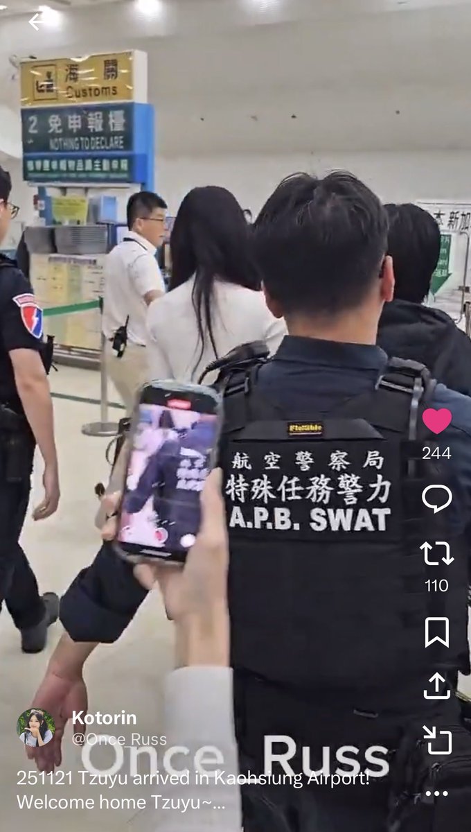 snuffles21's tweet photo. They got the swat team covering her (as they should) https://t.co/ctYH5wIIHj
