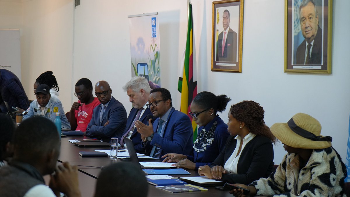 UNDPZimbabwe's tweet image. The stage is set! Media engagement underway as we gear up for #AI_Innovation_Week. We continue to drive AI and innovation solutions for climate action, governance and inclusive growth.
#AI4Development