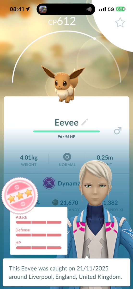 Eevee_Queen's tweet image. yes yes YESSSSS LETS GOOOOO!! Now for the shiny dynamax. I’m so happy!!! #pomemongo