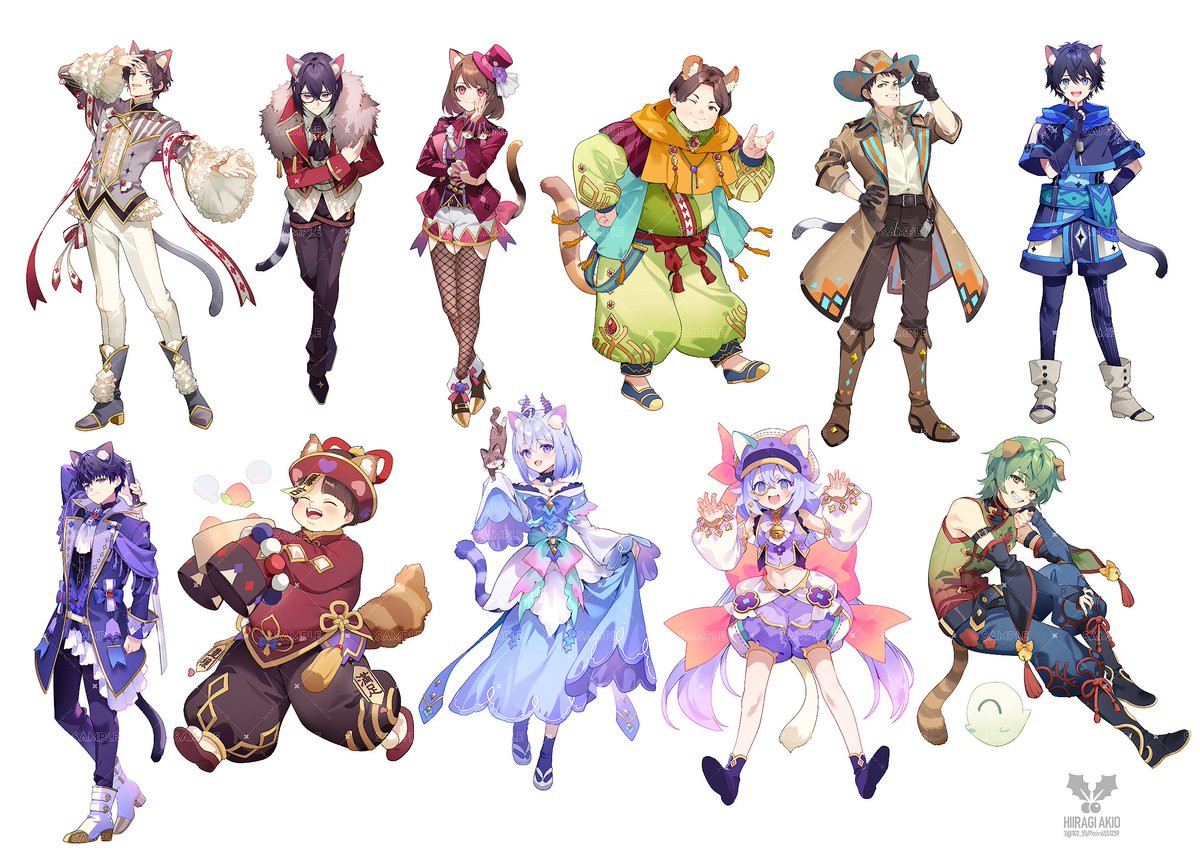 柊さま　おまとめ ねちんぐあすPUS、本日より開催！等身立ち絵イラストを描かせて