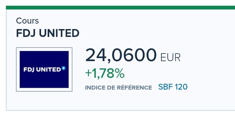 FomoMister's tweet photo. Aujourd'hui $FDJU est à l'honneur en étant 4e plus forte hausse du #sbf120. Enfin le rebond attendu? https://t.co/0eyLu4365N