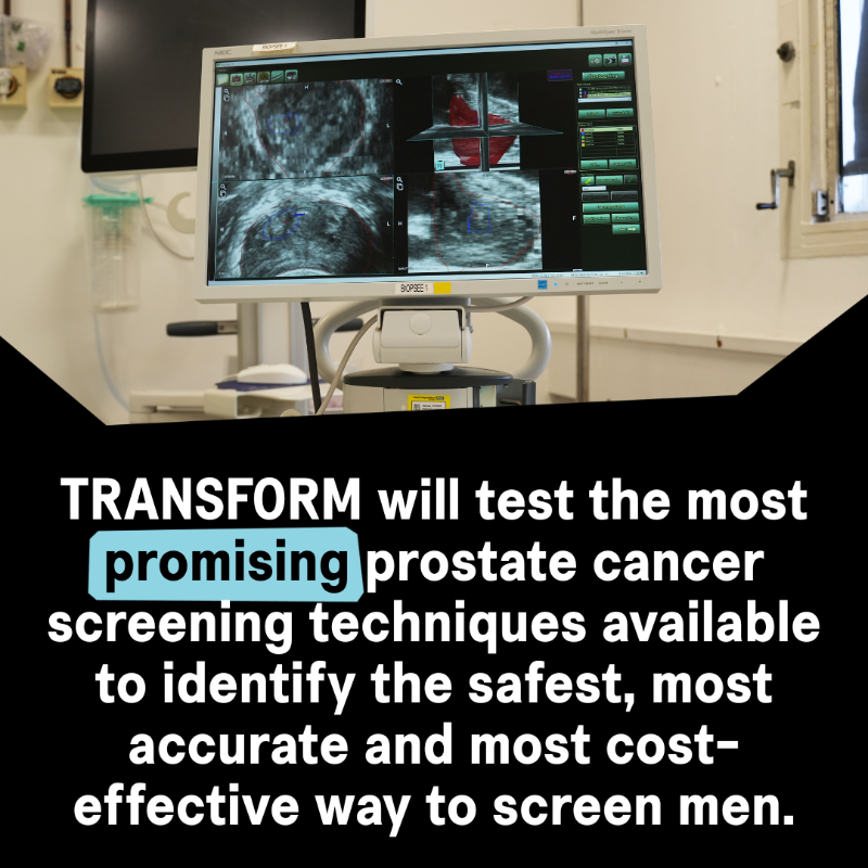 ProstateUK's tweet photo. The future of #ProstateCancer screening starts TODAY 🔬

We're delighted to announce that the first men have been invited to join our ambitious £42 million TRANSFORM screening trial - kicking off the biggest screening study in a generation ⤵️