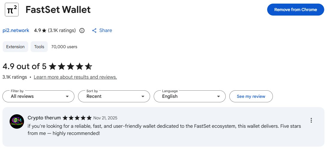 CryptOtheruM's tweet image. if you’re looking for a reliable, fast, and user-friendly wallet dedicated to the #FastSet ecosystem, this #Fastsetwallet delivers. Five stars from me — highly recommended!
@Pi_Squared_Pi2