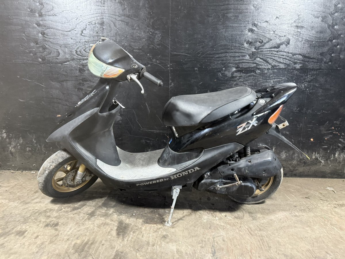 07111443H ホンダ ZX 黒 本物！！ 金サス、金ホイール！ アルミ