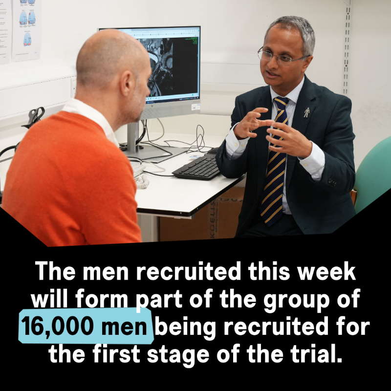 ProstateUK's tweet photo. The future of #ProstateCancer screening starts TODAY 🔬

We're delighted to announce that the first men have been invited to join our ambitious £42 million TRANSFORM screening trial - kicking off the biggest screening study in a generation ⤵️