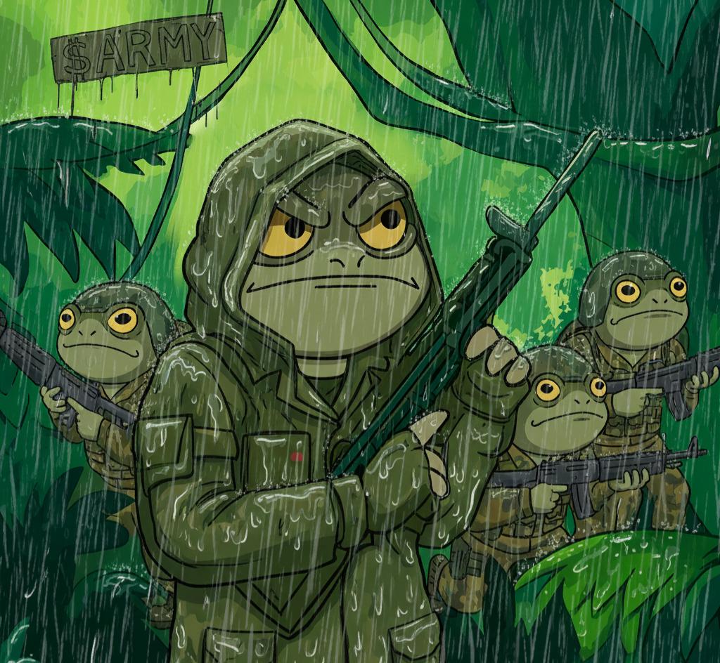 TradeArchitectX's tweet image. Markets swing, narratives flip, and today’s pain can be tomorrow’s win.
Respect goes both ways.
That’s real $ARMY mentality.