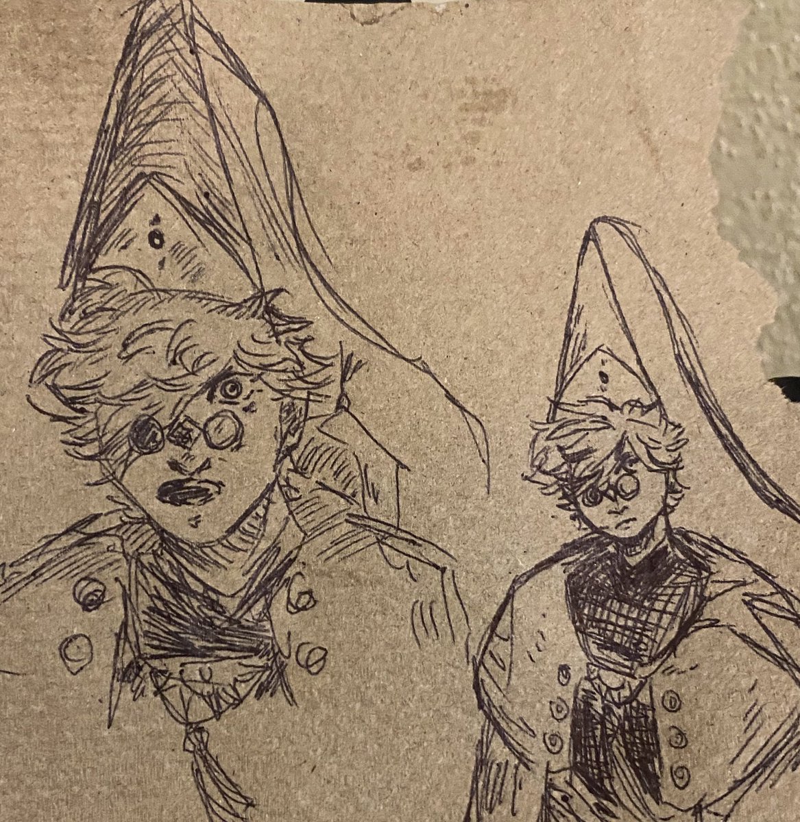 Hello_ducky143's tweet image. Qifrey doodles at work  #witchhatatelier #とんがり帽子のアトリエ