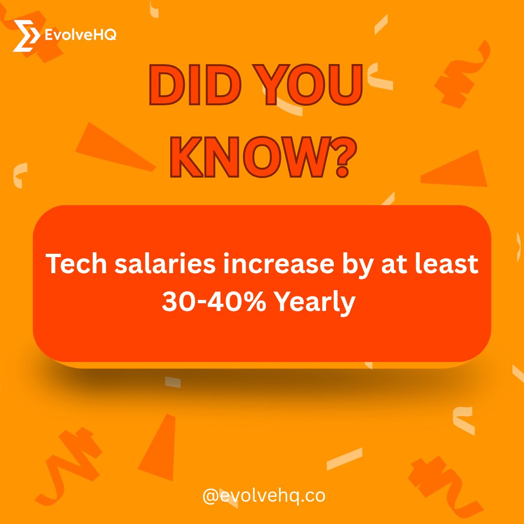 Evolve__HQ's tweet image. Numbers don&apos;t lie!

This is your sign to learn a tech skill!

Register with us @evolvehq.co to begin your tech journey

#evolvehq #tech #techskill #GrowthMindset #TechCareers #TechNews