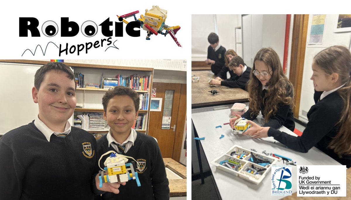 EESWSTEMCymru's tweet image. 🤖A fantastic day of Robotic Hopper workshops at @BryntirionComp #UKSPF

Your creations waddled, walked, crawled, tumbled or dragged themselves through our challenge - such a fun day!

#RoboticsWorkshop #RoboticHopper #RobotChallenge #BryntirionComp #EESWStemCymru #STEMEducation
