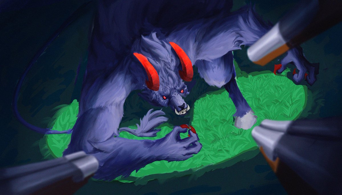 droroiz87899's tweet photo. I tried to do an splashart for me. For now i will try other style of art, more  comercial, but i wont give up on this. https://t.co/35EEOQPSQK