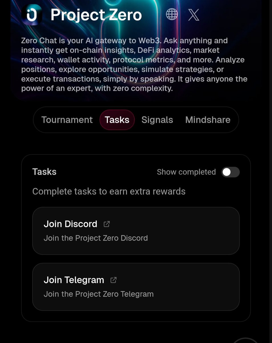 SamranWeb3's tweet image. Good Morning @ProjectZero_io
@ProjectZero_io live on @xeetdotai 🤝

$Xeet Reward – 0.2% of supply per month to the top 100 and 20K Users.☻
$ProjectZero added some new tasks on Xeet👇
☑️ Join Project Zero X Community
☑️ Create a Project Zero Account
Complete this task 🌈
Awesome.