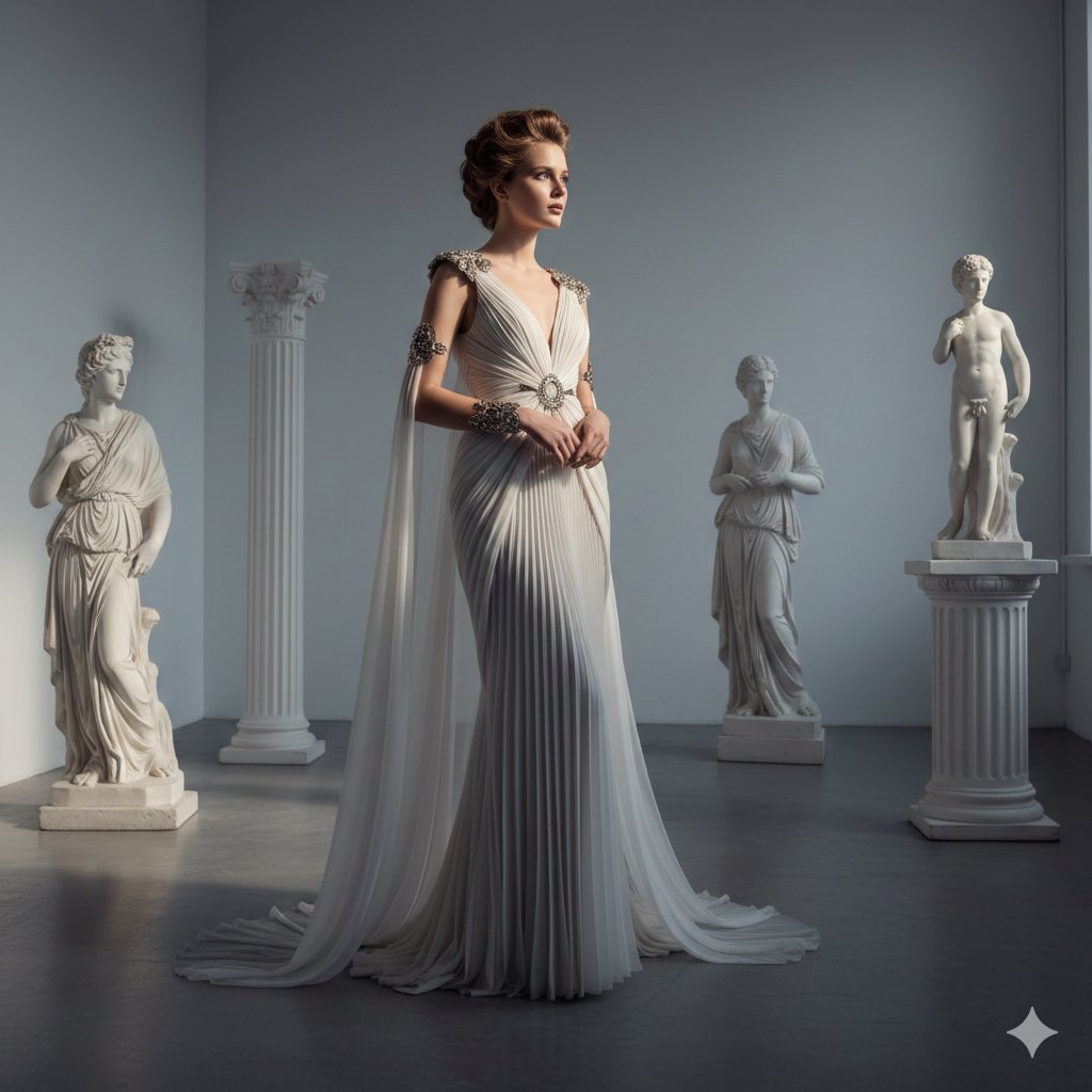 新古典高时尚女性肖像