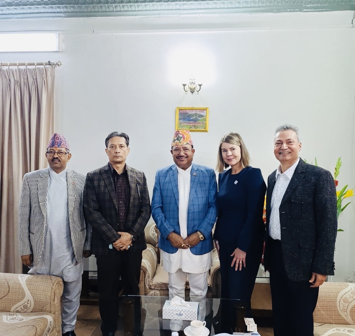 Int_IDEA's tweet image. Over the past week, @leenarikkila , Regional Director of @Int_IDEA&apos;s Asia and the Pacific office, met with a wide range of stakeholders in Nepal — including Gen-Z leaders, civil society representatives, former Constituent Assembly members, the judiciary, the Election Commission…