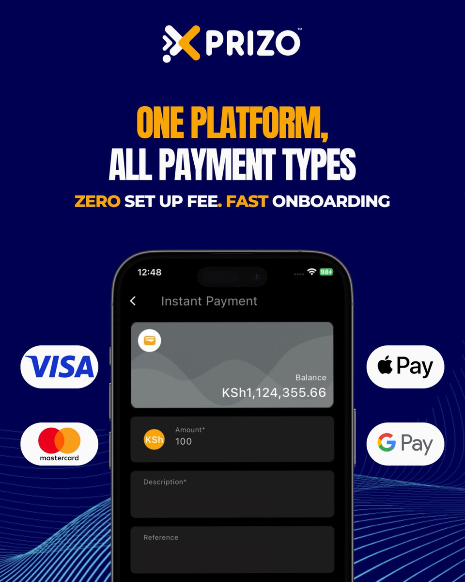 xprizoapp's tweet image. One app, every payment—made simple.

📲 Download Xprizo today on Google Play Store &amp;amp; iOS App Store.

#Xprizo #DigitalPayments #SmartWallet #FintechAfrica #BusinessGrowth #MultiPaymentPlatform #KenyaBusiness #SeamlessPayments