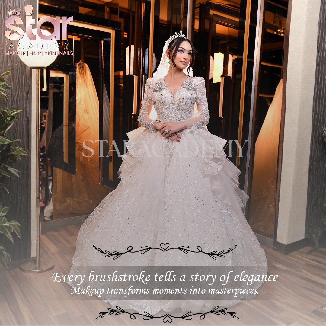 starACADEMYNV's tweet photo. Soft glam eyes, luminous skin, pearl-finish radiance, and that serene bridal glow… this look is crafted to feel heavenly, timeless, and hyper–real.
📍 Star Academy, Nirman Vihar, Delhi
📸 IG: @staracademynv
🌐 https://t.co/Pkd8r0ZaeN
📞 9540-888369 
#iamtarunstar #StarAcademy https://t.co/Ns5r4L8wDN
