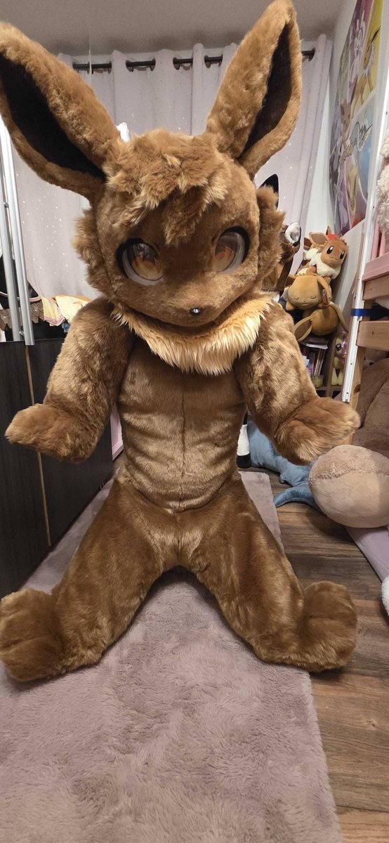 Happy Eevee-day.
#Eevee #bitchsuit #fursuit