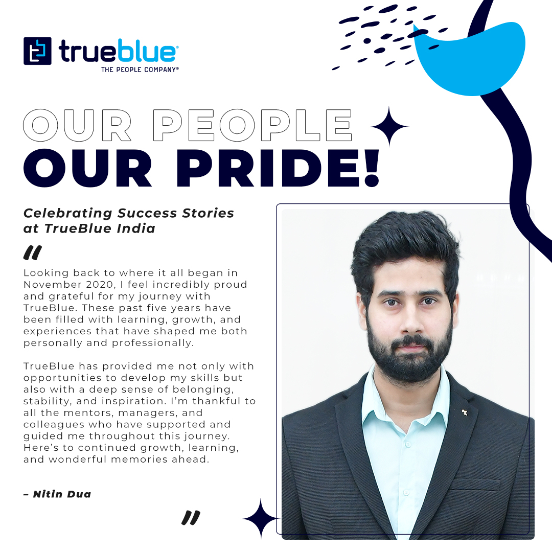 IndiaTrueblue's tweet photo. Featuring in today’s #ourpeopleourprideis Nitin Dua!
#growwithtrueblue #successstories https://t.co/9Ef97xMTmH