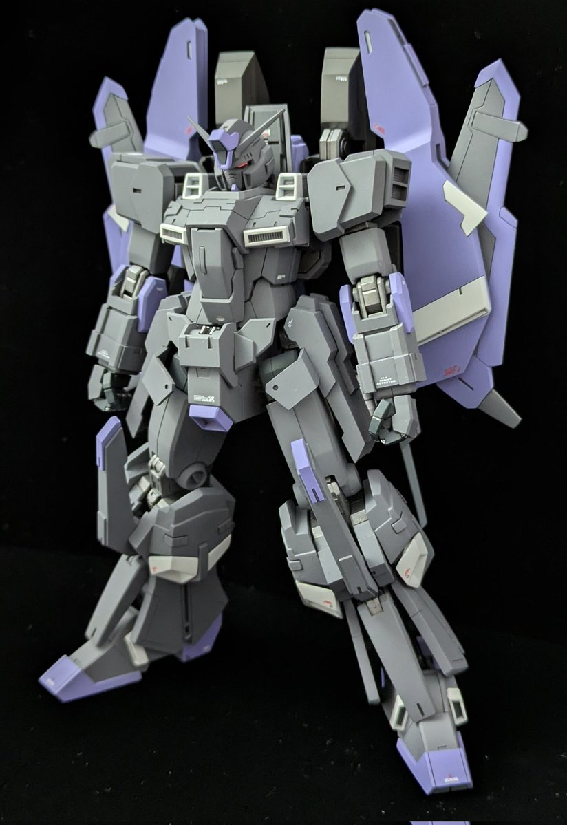 akilabo_'s tweet image. 1/144 シータプラス完成しました。

ベースキットはHGUCのZZ。
改修箇所はひたすらプラ板かパテ。
特に苦労したのはランチャーバインダーと、脚部ブースターです！

結構気に入ってるので沢山の方に見ていただけると嬉しいです。
