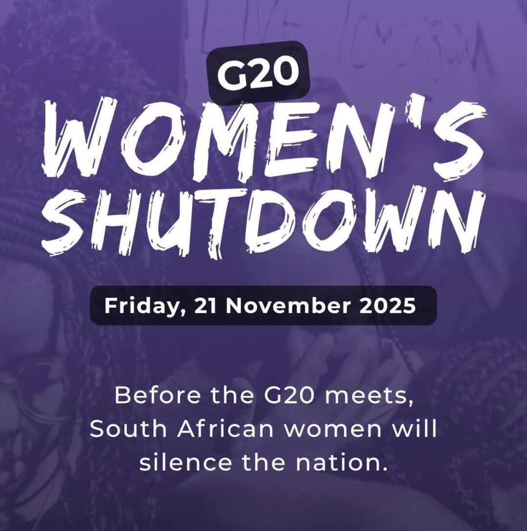 Nsikelelo6's tweet photo. Today, I stand with every woman in South Africa who refuses to carry the weight of silence any longer. #womenshutdown is not just a movement, it's a collective cry for justice, dignity, and the right to live without fear. https://t.co/h8hZ40A0GE